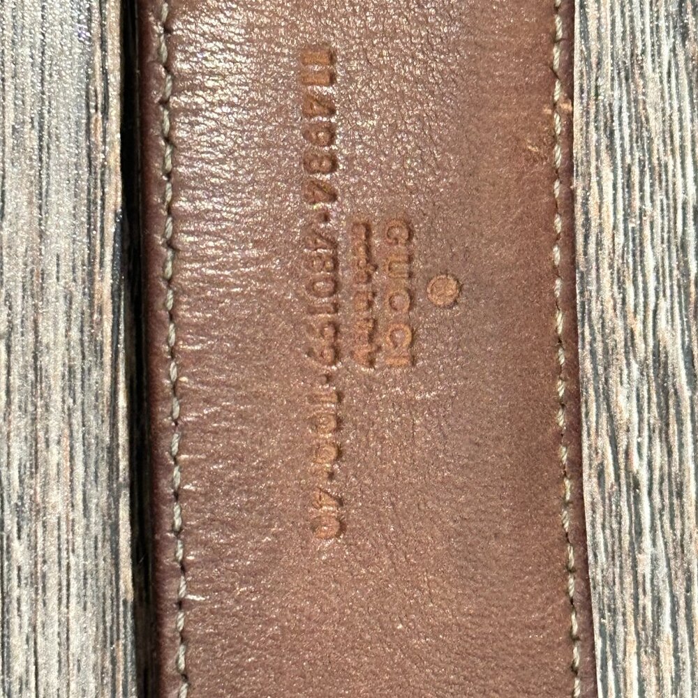 Gucci Leather and Fabric Belt – No Buckle – 5/10 Condition - Picture 11 of 12